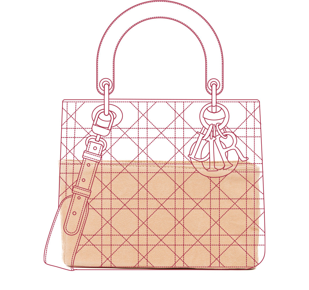 Organizer per Lady Dior Soft