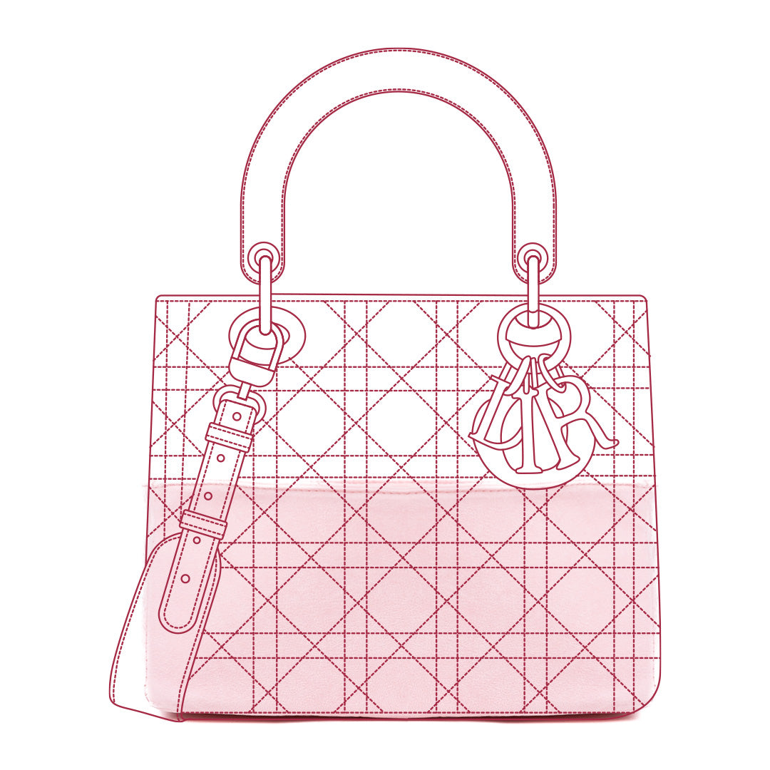 Organizer per Lady Dior Soft