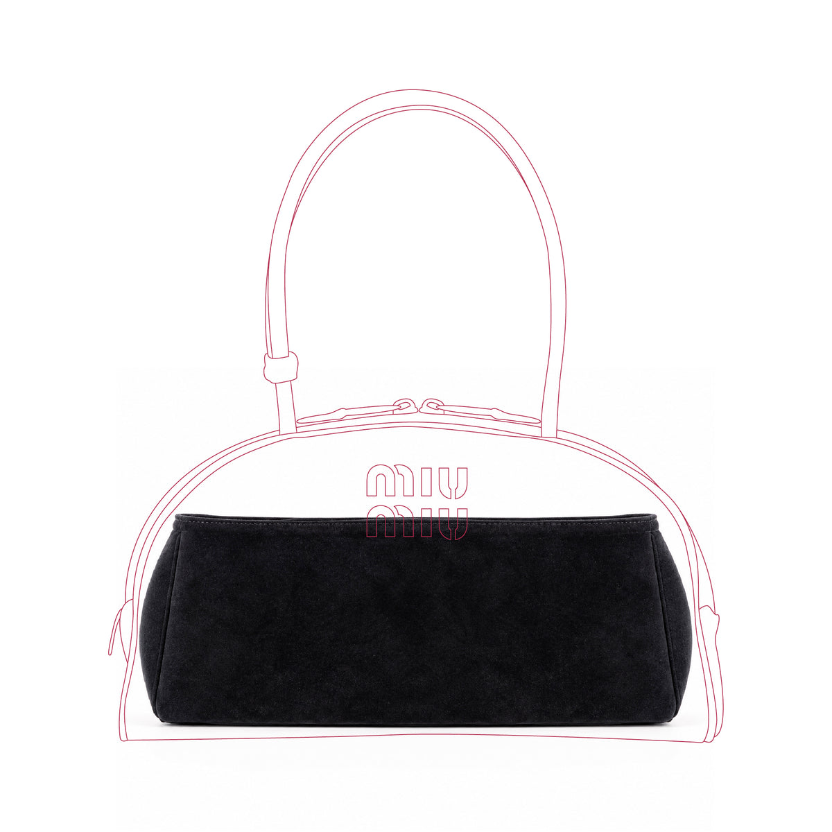 Organizer per Miu Miu Beau rotonda