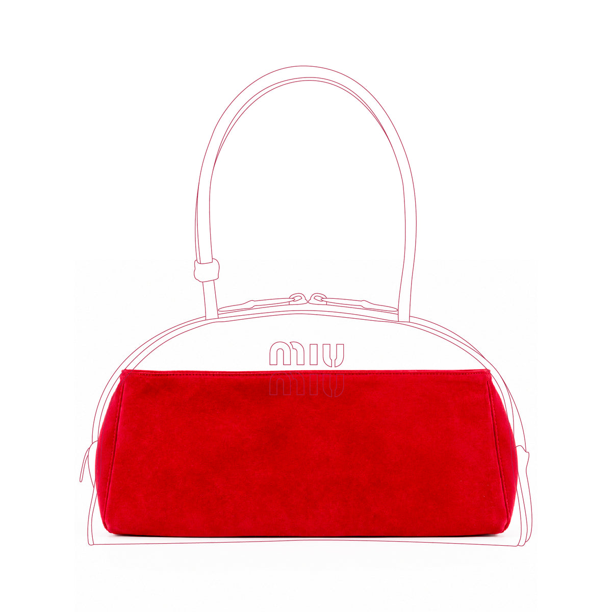 Organizer per Miu Miu Beau rotonda