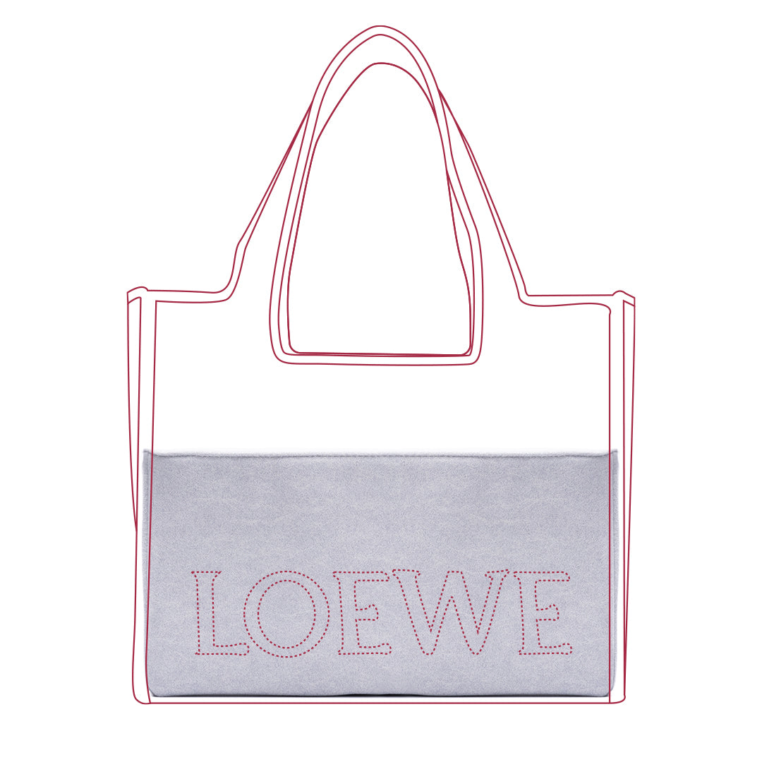 Organizer per Font Tote in rafia
