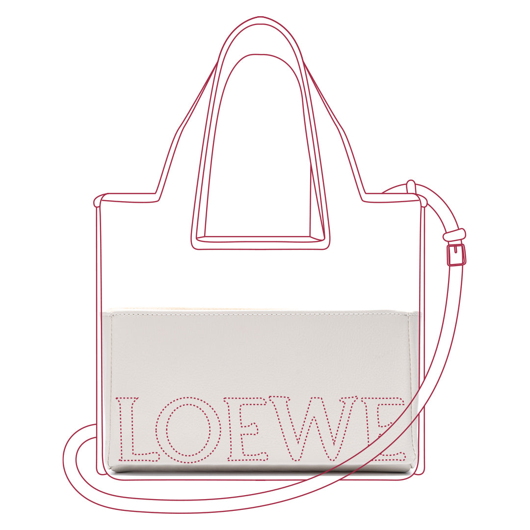 Organizer per Font Tote in rafia