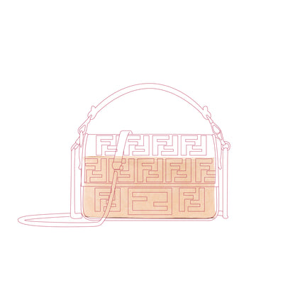 Organizer per Fendi Baguette
