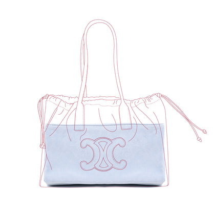 Organizer per Celine Cuir Triomphe con Coulisse