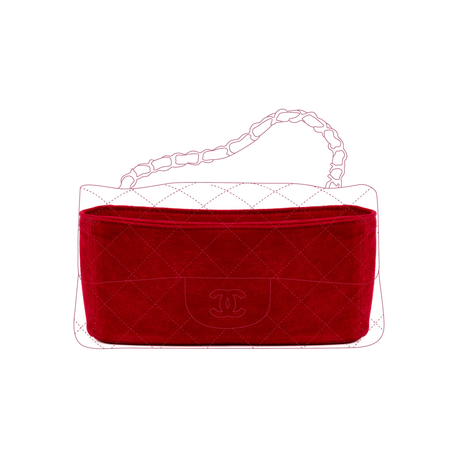 Organizer per Chanel Mini rectangular