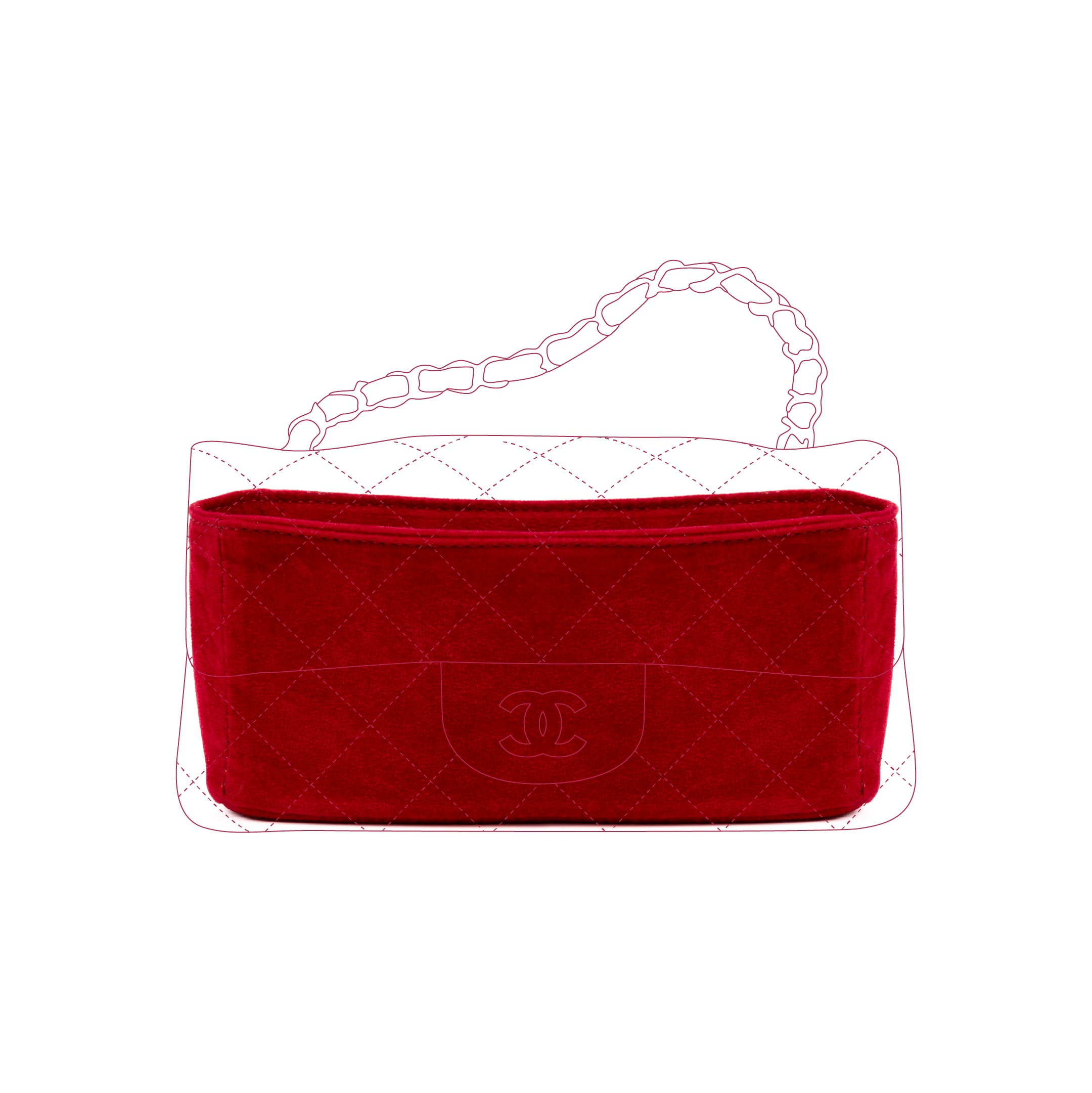 Organizer per Chanel Mini rectangular