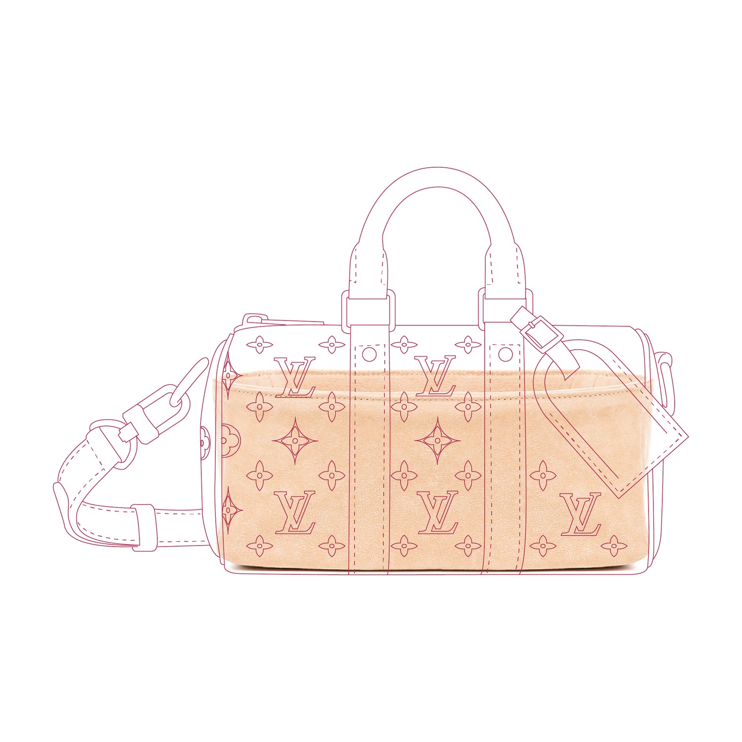ORGANIZER PER KEEPALL BANDOULIÈRE