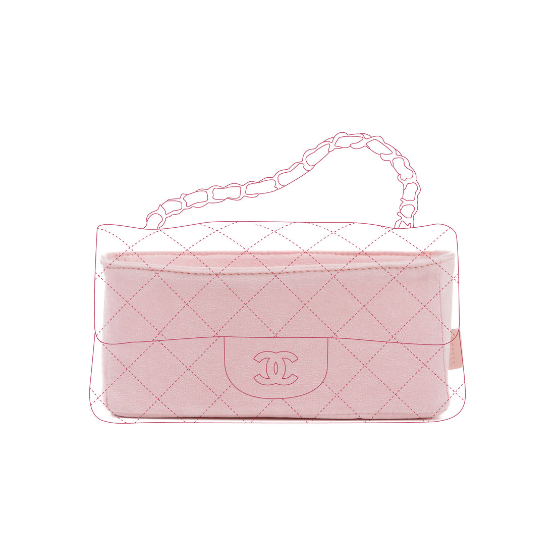 Organizer per Chanel Mini rectangular
