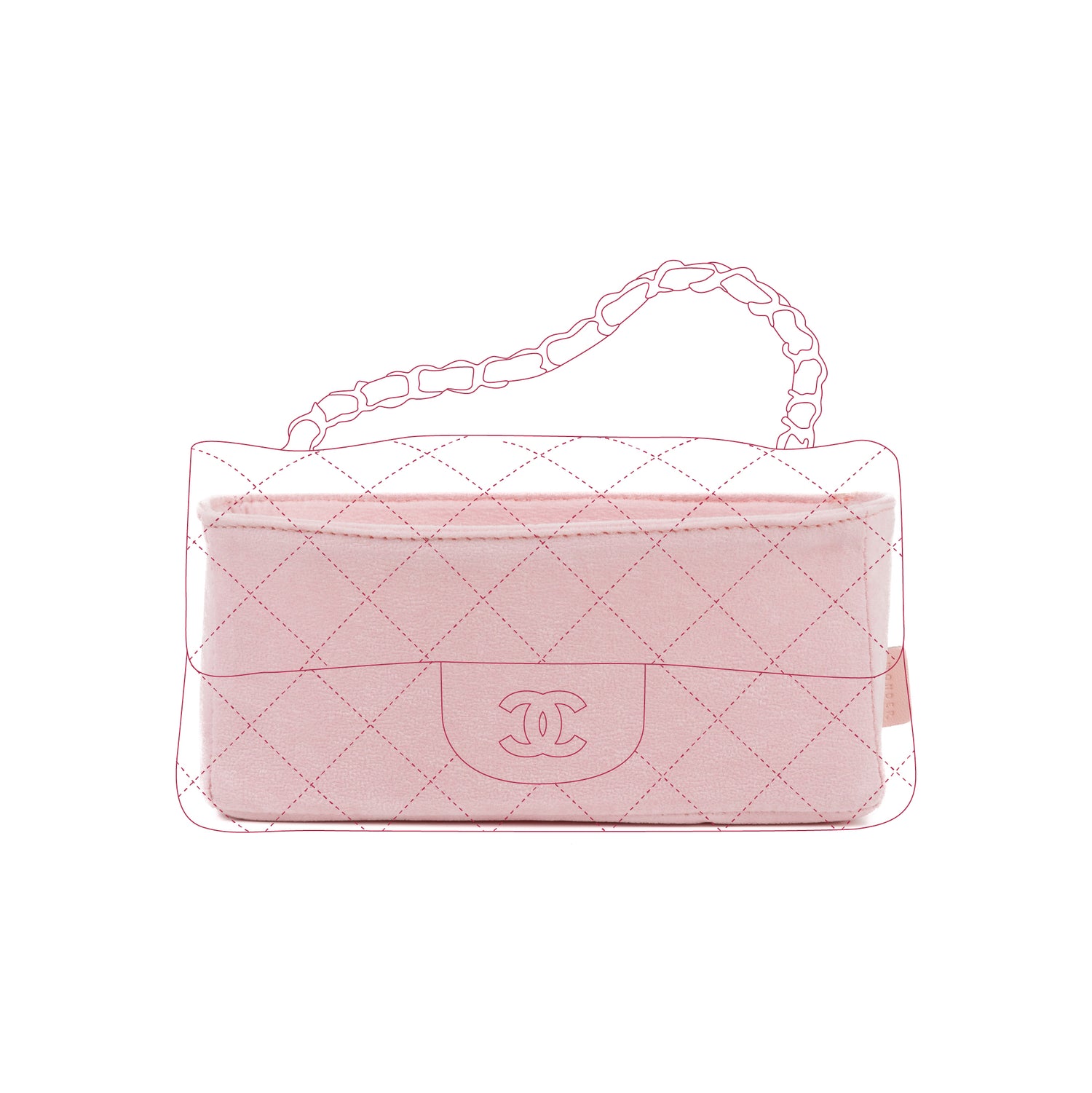 Organizer per Chanel Mini rectangular
