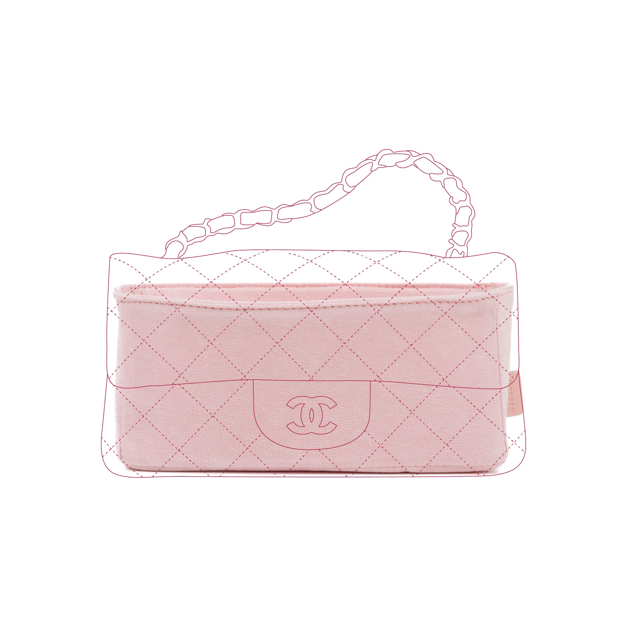 Organizer per Chanel Mini rectangular