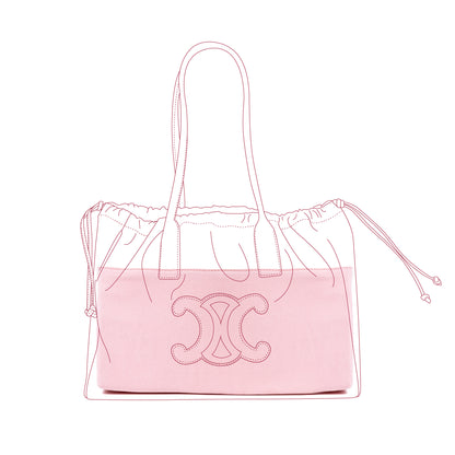 Organizer per Celine Cuir Triomphe con Coulisse