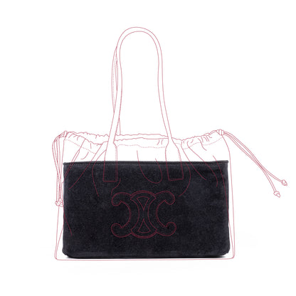 Organizer per Celine Cuir Triomphe con Coulisse