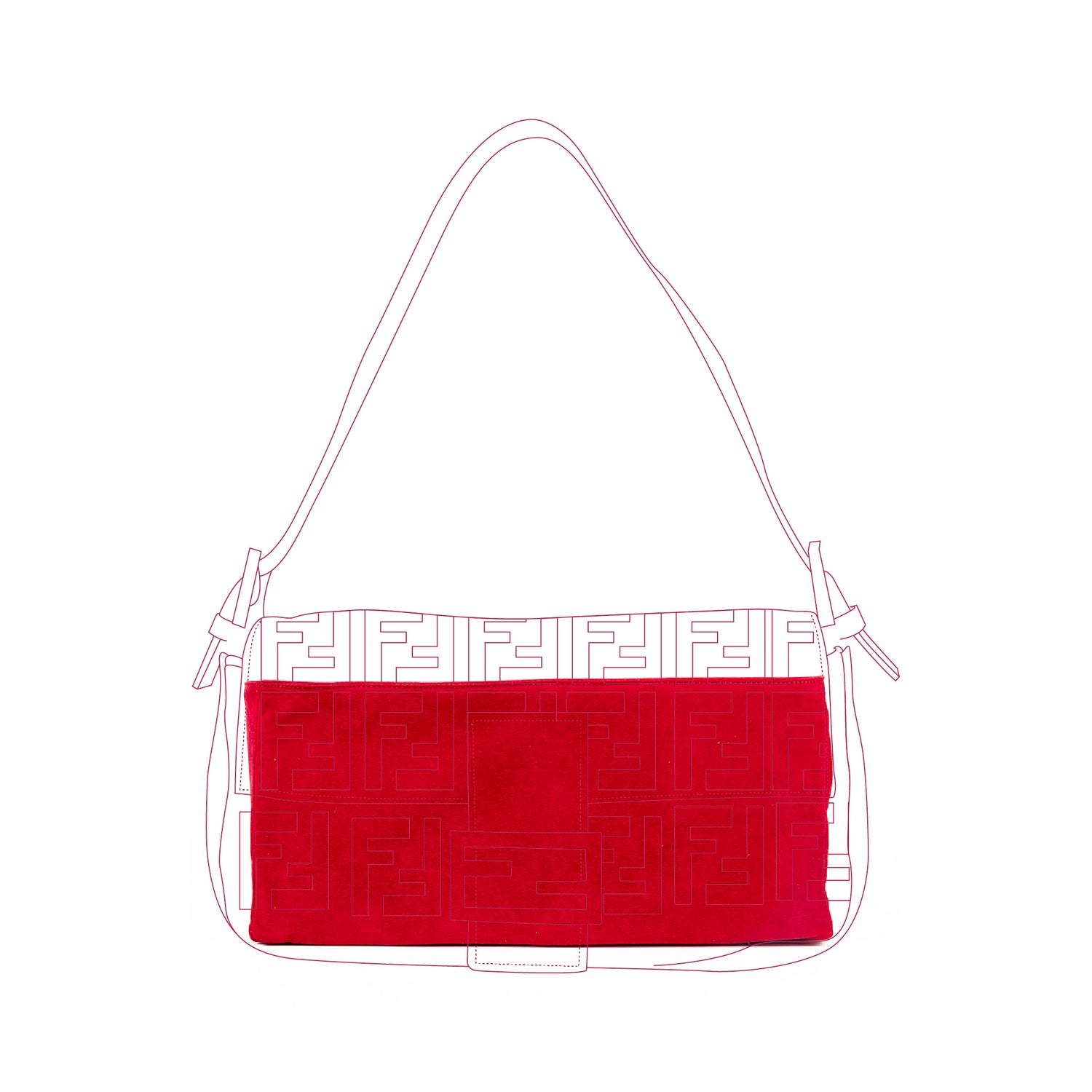 Organizer per Fendi Baguette