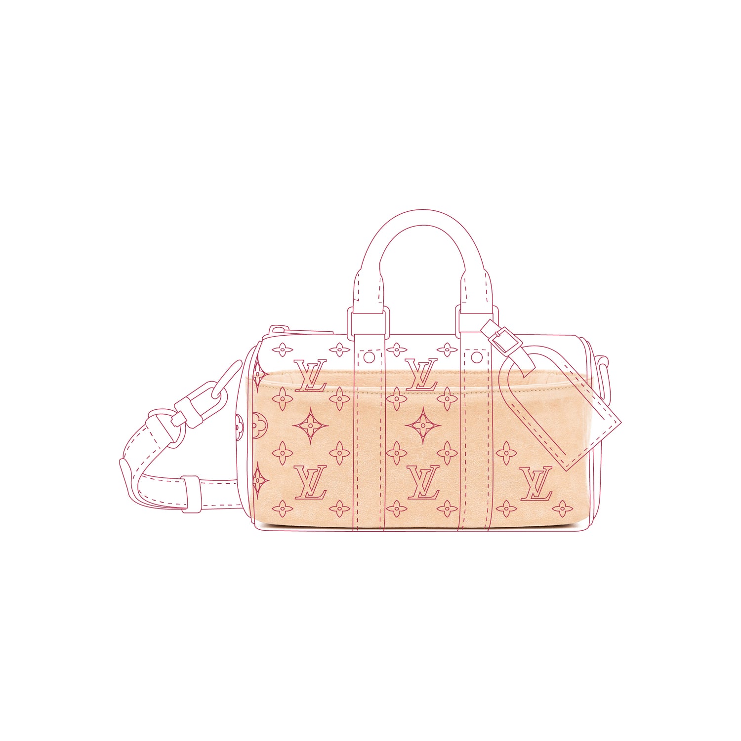 ORGANIZER PER KEEPALL BANDOULIÈRE