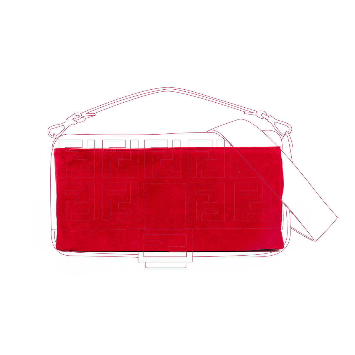 Organizer per Fendi Baguette