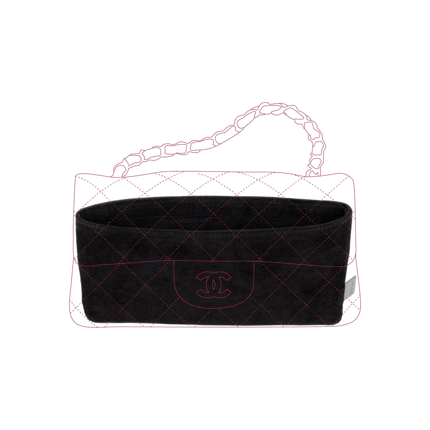 Organizer per Chanel Mini rectangular