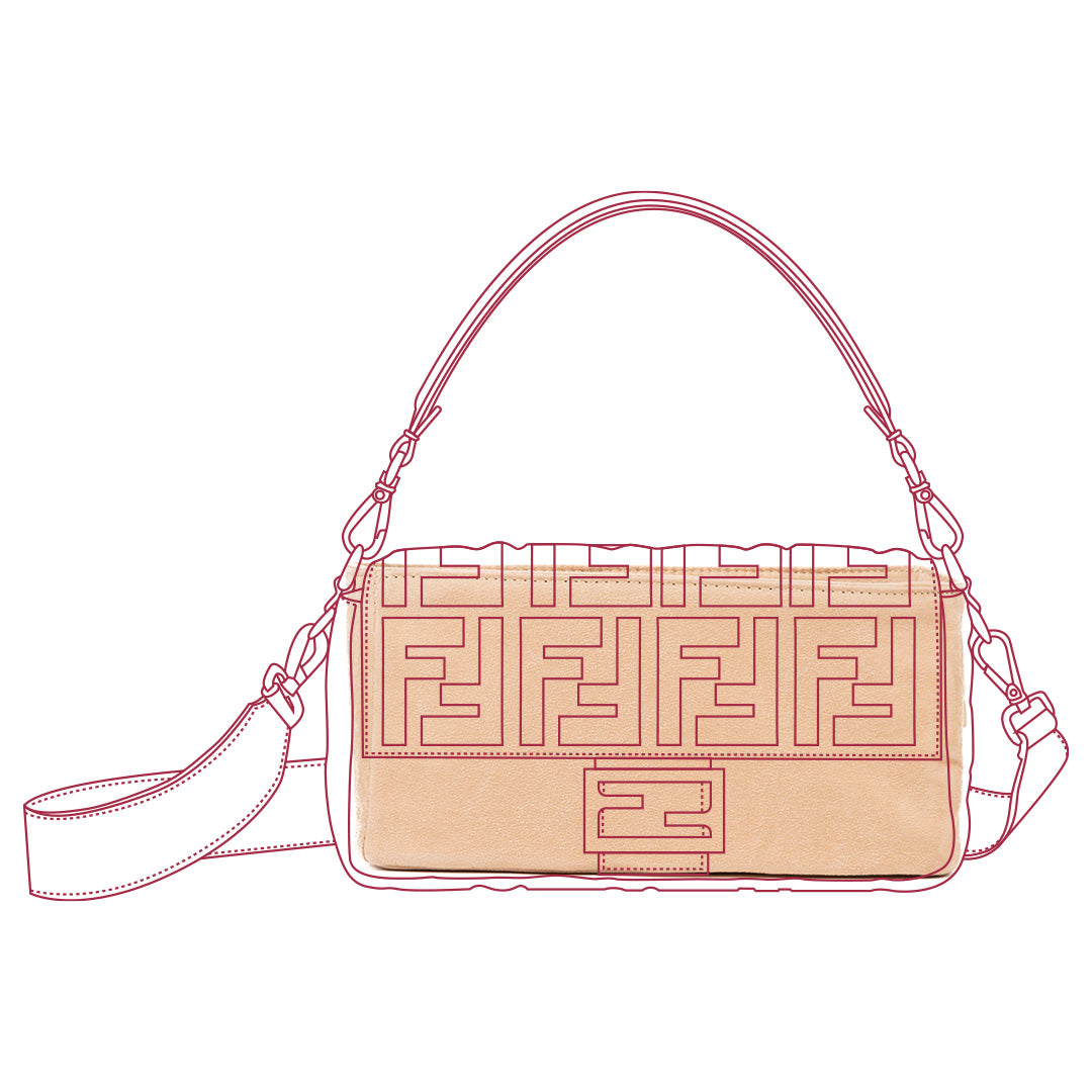 Organizer per Fendi Baguette