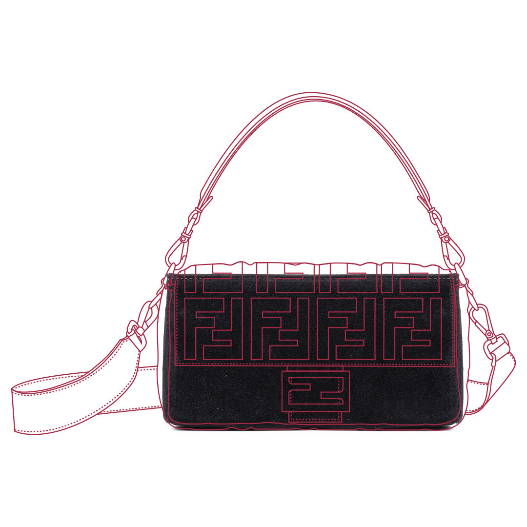 Organizer per Fendi Baguette