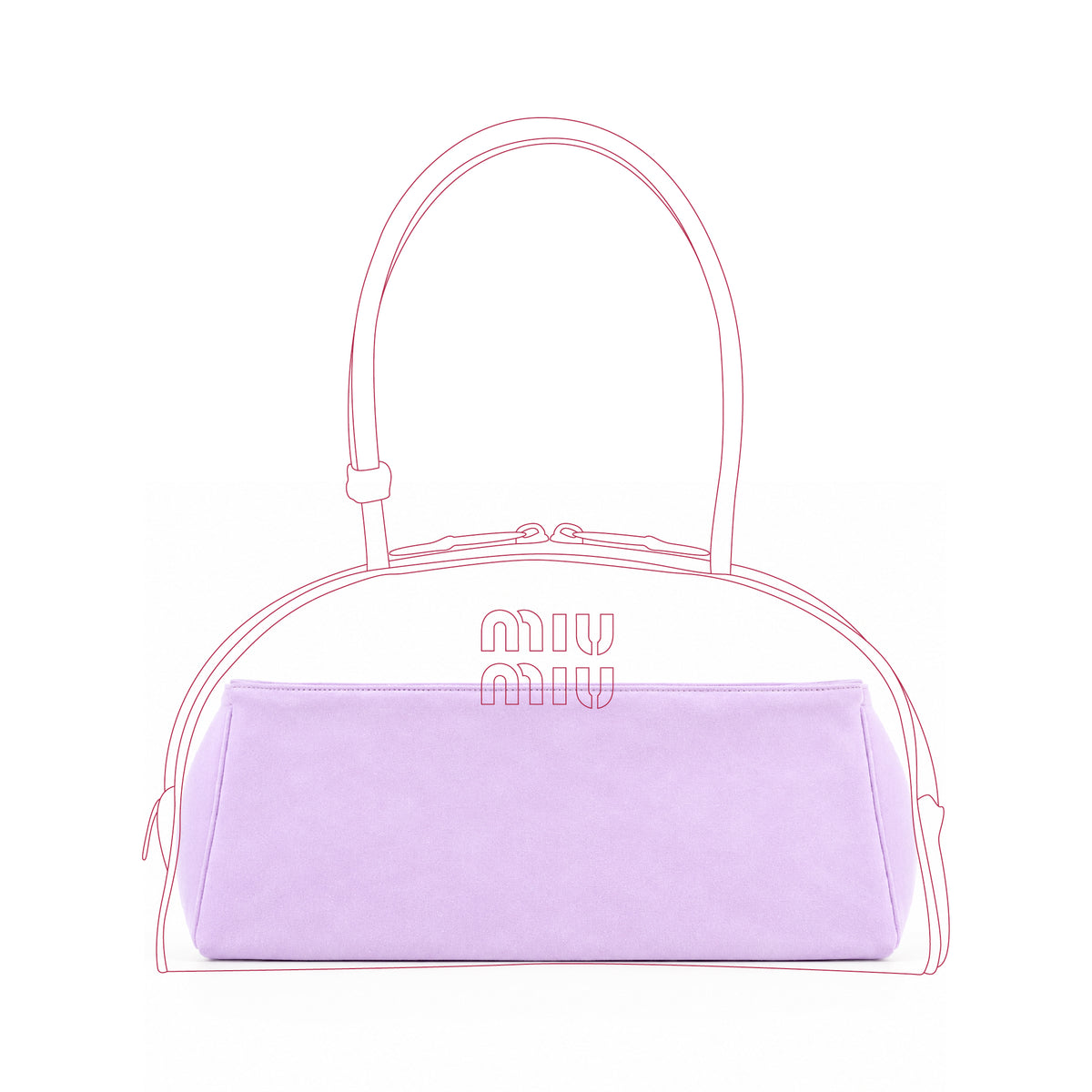 Organizer per Miu Miu Beau rotonda