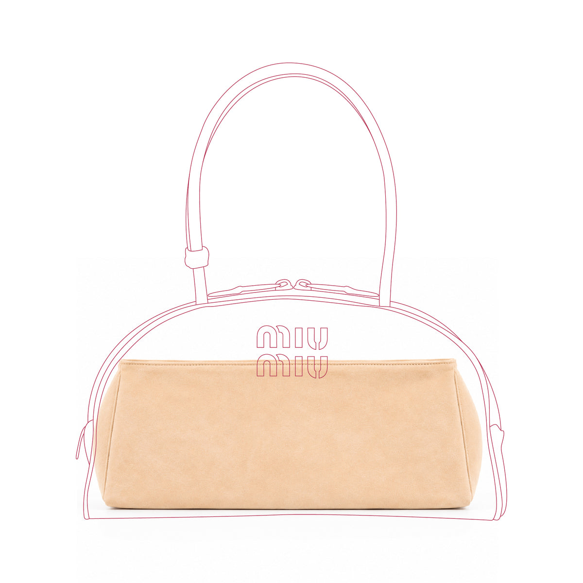 Organizer per Miu Miu Beau rotonda