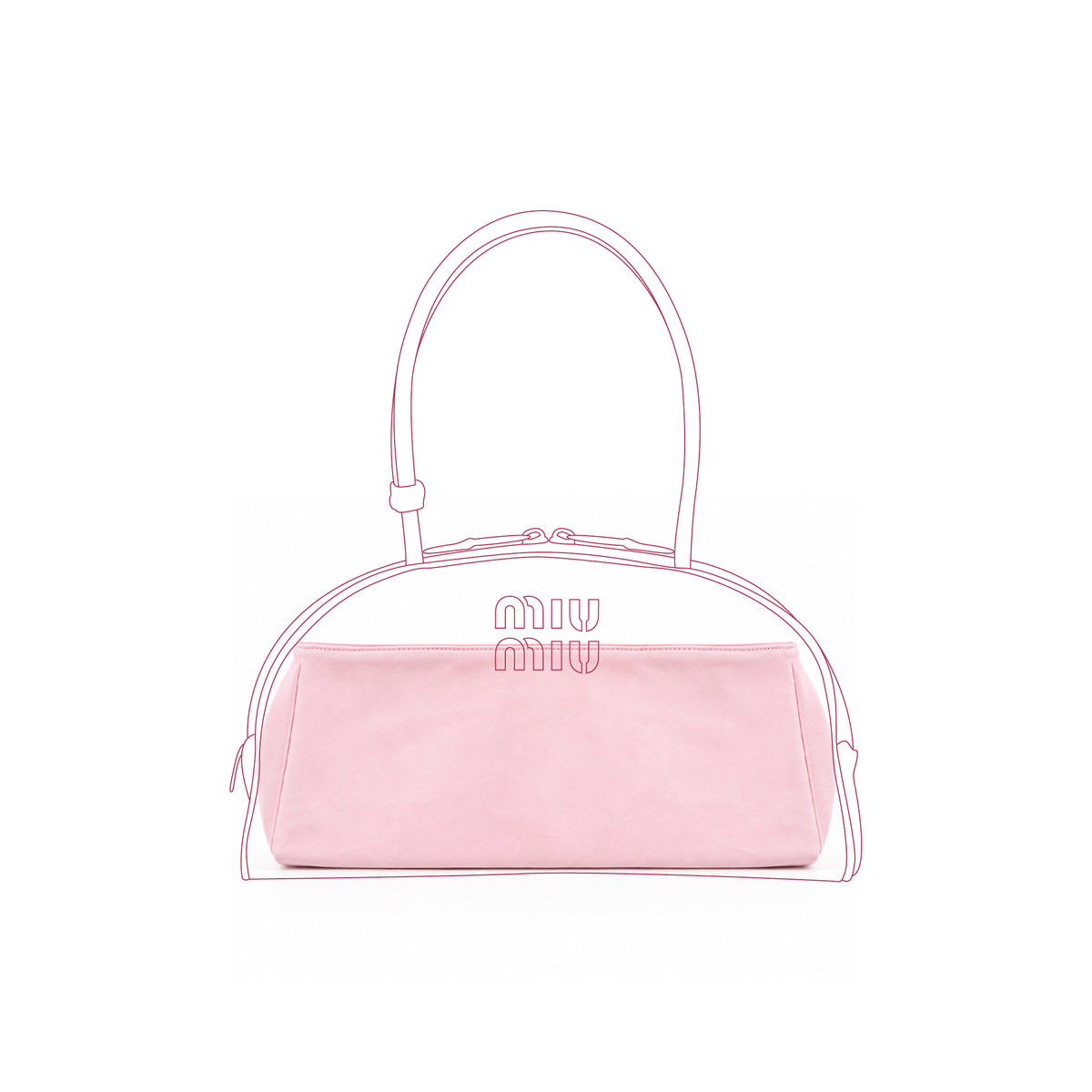 Organizer per Miu Miu Beau rotonda