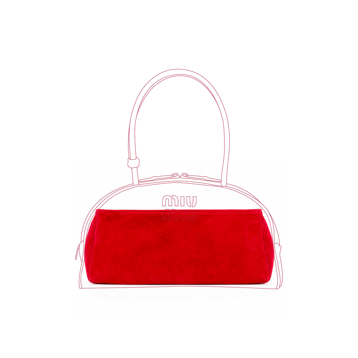 Organizer per Miu Miu Beau rotonda