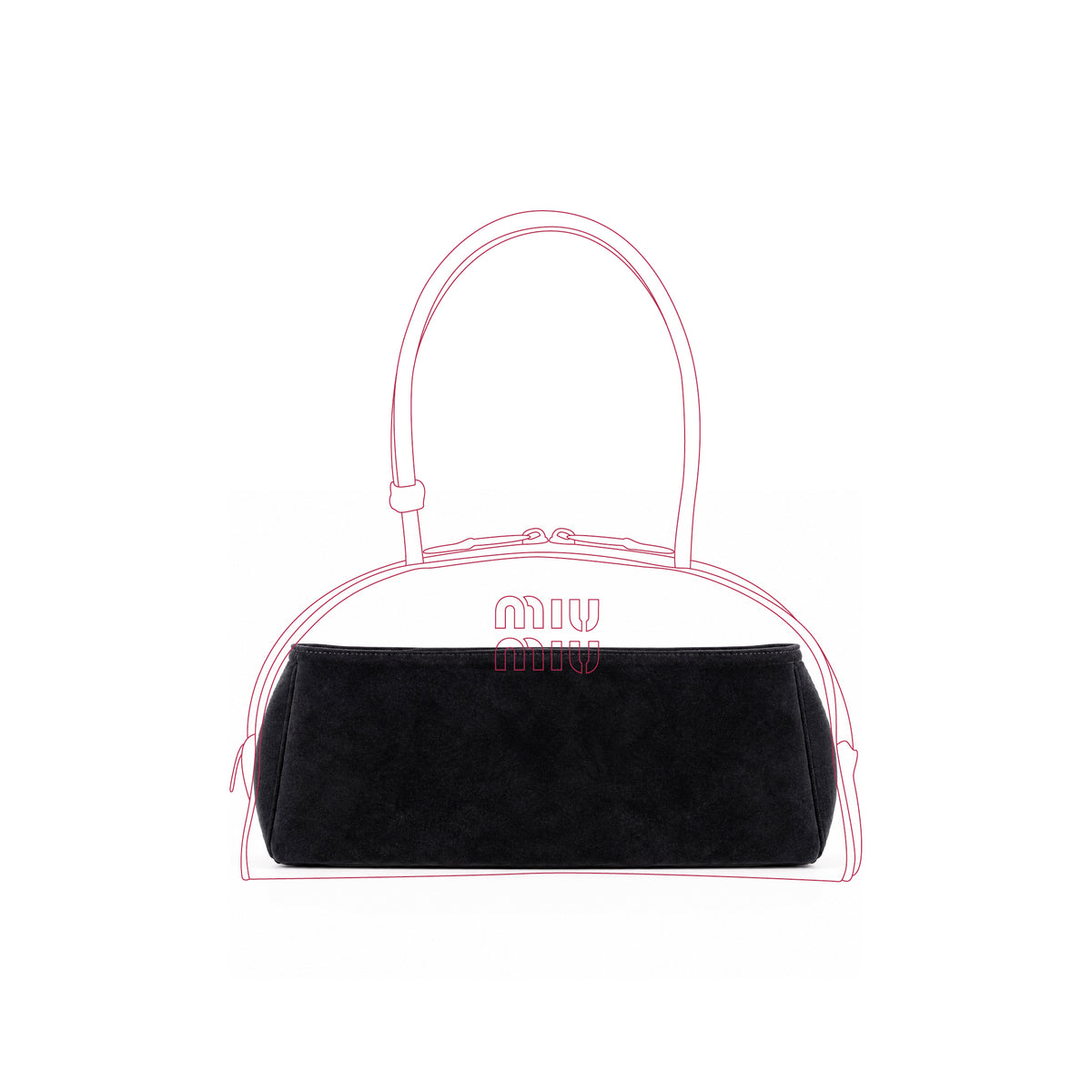 Organizer per Miu Miu Beau rotonda